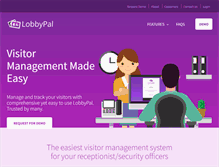 Tablet Screenshot of lobbypal.com